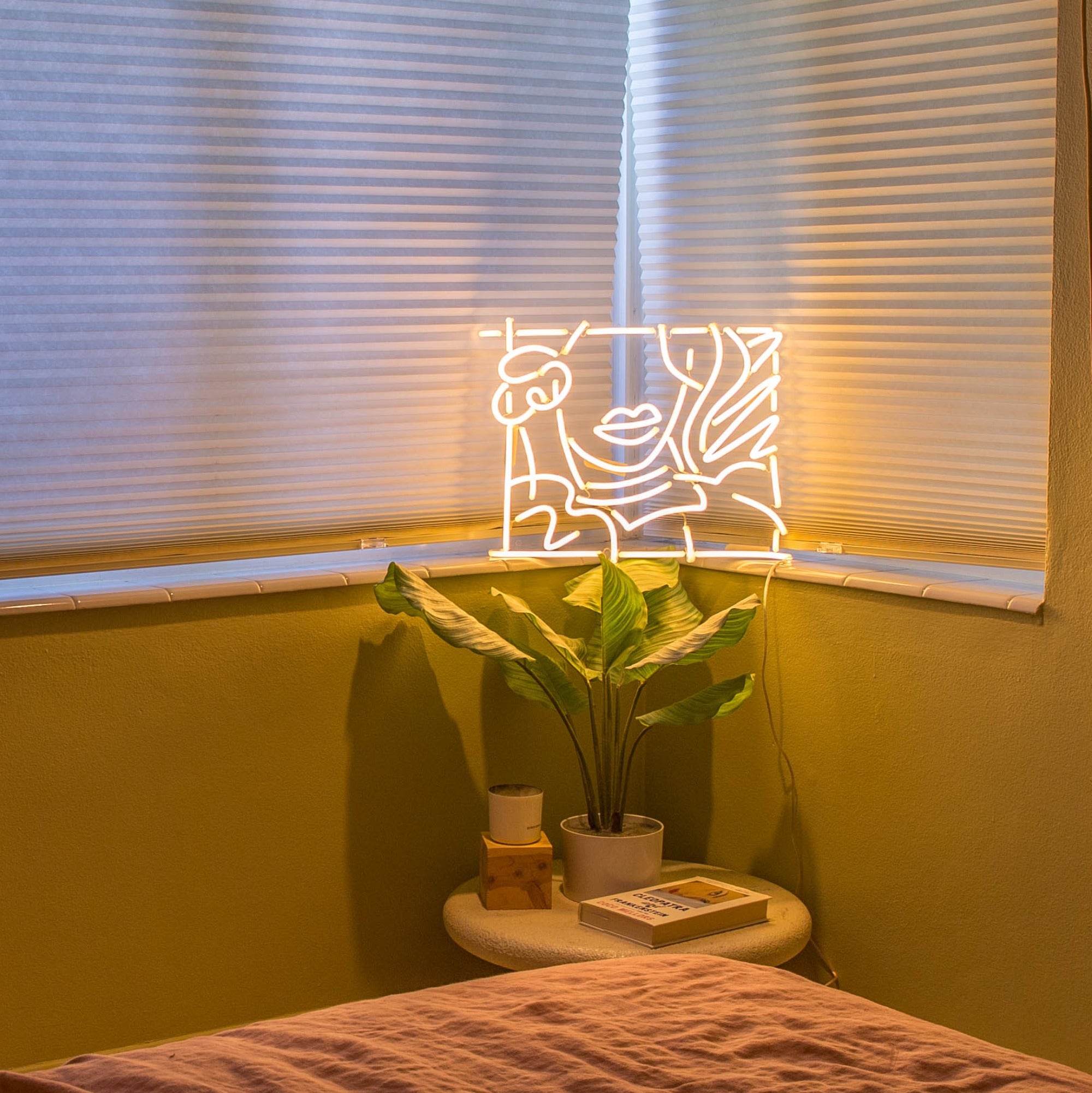 Portrait of a Lady by Tom Wesselmann, neon LED sign